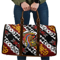 Papua New Guinea Bird Drum Travel Bag Papuan Batik Motif