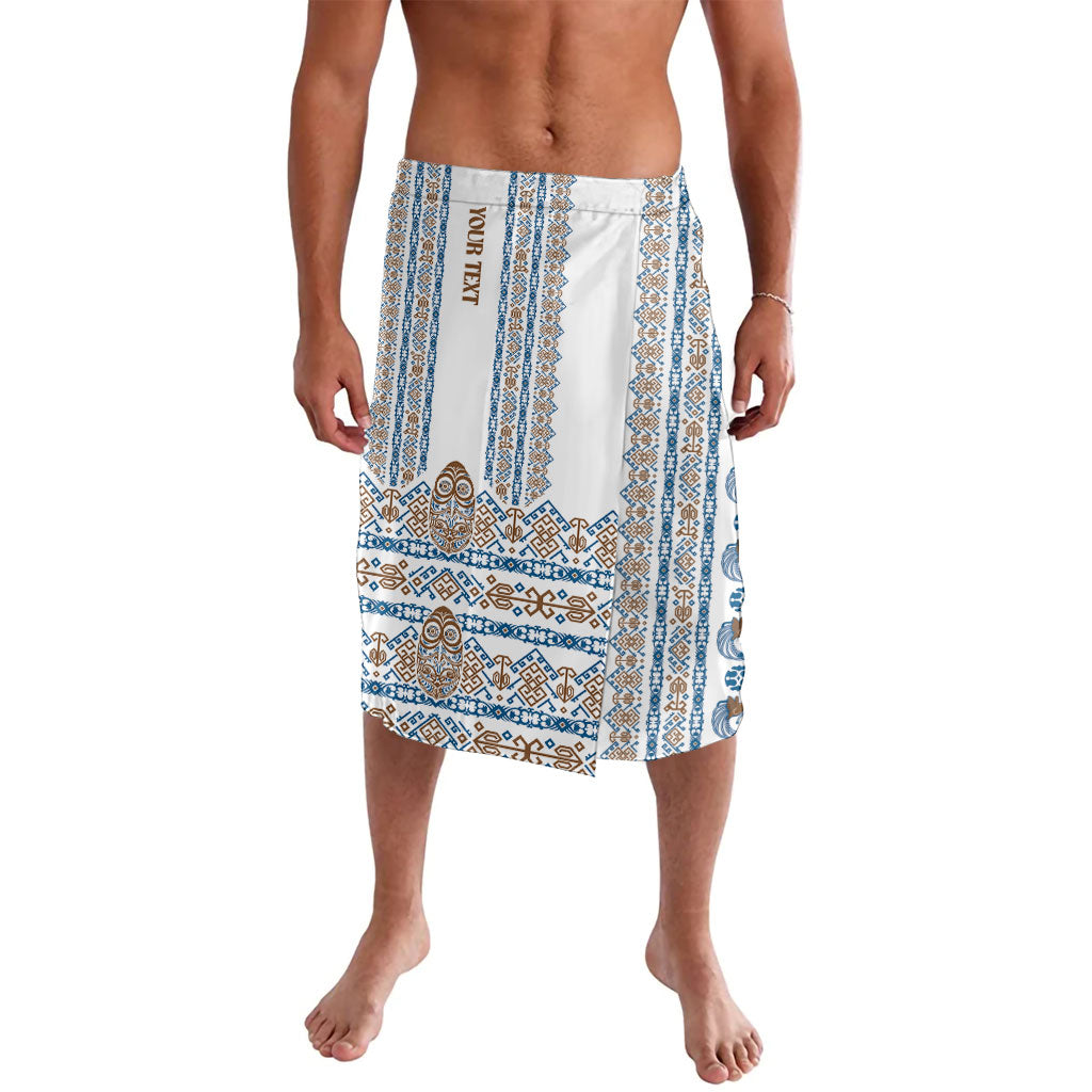 Personalised Papua New Guinea Bird Ethnic Lavalava Papuan Batik Inspired Pattern