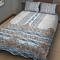 Papua New Guinea Bird Ethnic Quilt Bed Set Papuan Batik Inspired Pattern