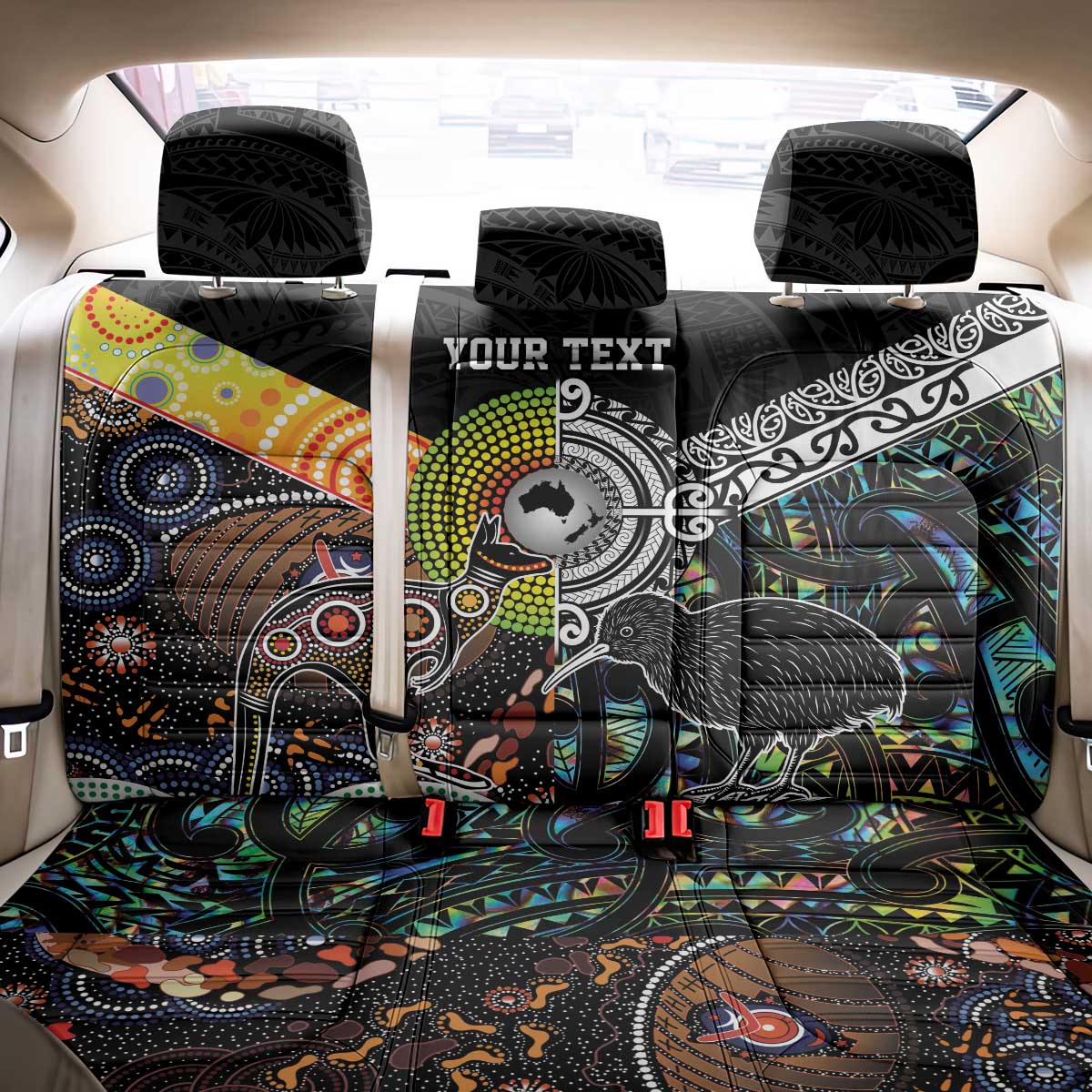 New Zealand and Australia Back Car Seat Cover Maori Mix Aboriginal Art Style