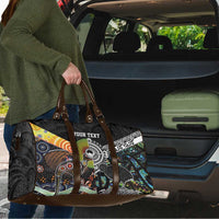 Australia New Zealand Personalised Travel Bag Maori Aboriginal Art Style LT9 - Polynesian Pride