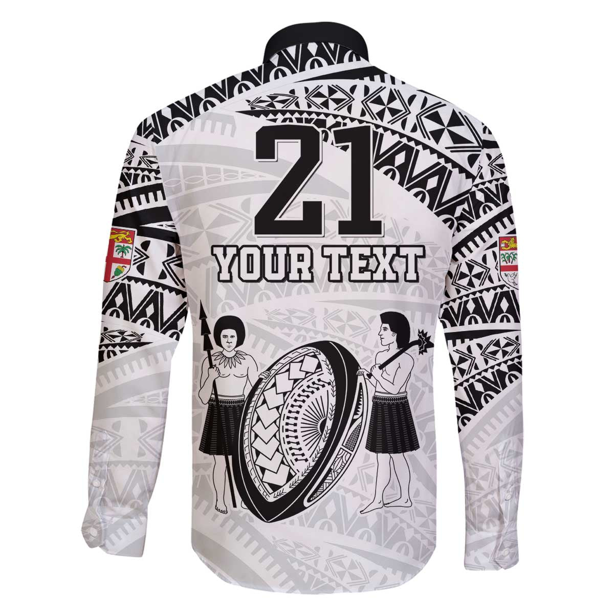 Custom Fiji Rugby Pacific Family Matching Puletasi and Hawaiian Shirt Polynesian Palm Tattoo LT9 - Polynesian Pride