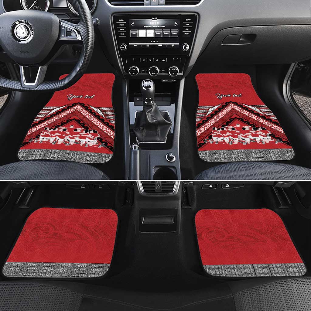 Personalised Tonga Rugby Pacific Car Mats Ikale Tahi Sipi Tau