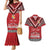 Personalised Tonga Rugby Pacific Couples Matching Mermaid Dress and Hawaiian Shirt Ikale Tahi Sipi Tau