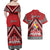 Personalised Tonga Rugby Pacific Couples Matching Off Shoulder Maxi Dress and Hawaiian Shirt Ikale Tahi Sipi Tau