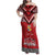 Personalised Tonga Rugby Pacific Family Matching Off Shoulder Maxi Dress and Hawaiian Shirt Ikale Tahi Sipi Tau