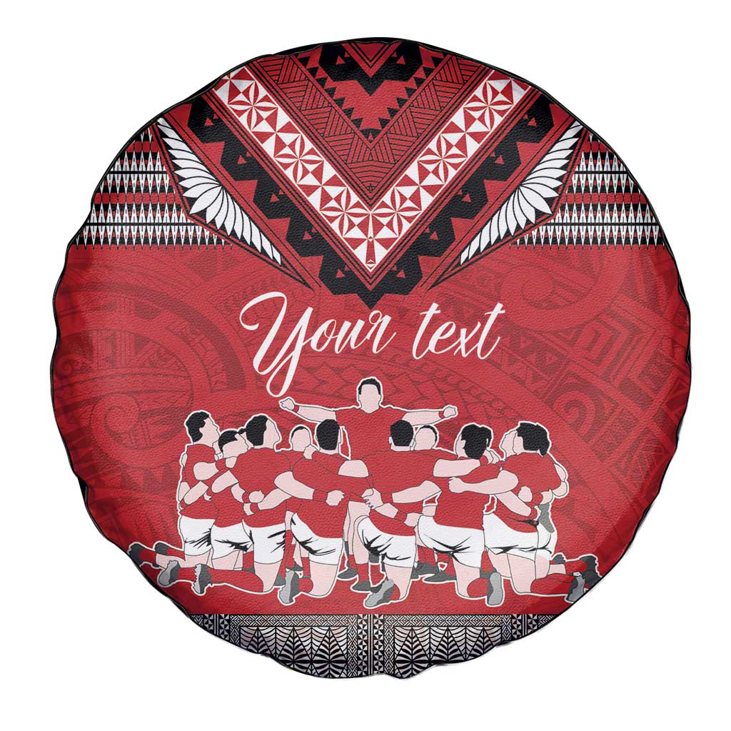 Personalised Tonga Rugby Pacific Spare Tire Cover Ikale Tahi Sipi Tau