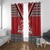 Personalised Tonga Rugby Pacific Window Curtain Ikale Tahi Sipi Tau