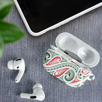 New Zealand Kowhaiwhai Christmas AirPods Case Traditional Maori Koru Pattern - Polynesian Pride