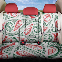 New Zealand Kowhaiwhai Christmas Back Car Seat Cover Traditional Maori Koru Pattern - Polynesian Pride