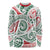 New Zealand Kowhaiwhai Christmas Long Sleeve Shirt Traditional Maori Koru Pattern - Polynesian Pride