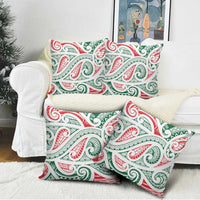 New Zealand Kowhaiwhai Christmas Pillow Cover Traditional Maori Koru Pattern - Polynesian Pride