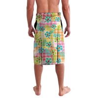 Hawaiian Palaka Lavalava Hibiscus Palm Leaf Pattern - Polynesian Pride
