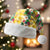 Hawaiian Palaka Christmas Santa Hat Hibiscus Pineapple Lei - Polynesian Pride