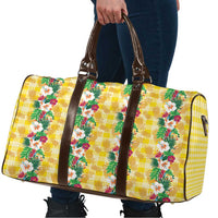 Hawaiian Palaka Travel Bag Hibiscus Pineapple Lei - Polynesian Pride