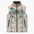 Brown Hawaiian Palaka Sleeveless Puffer Jacket Kukui Nut Money Lei - Polynesian Pride