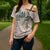 Peach Hawaiian Palaka Cross Shoulder Shirt Kukui Nut Money Lei - Polynesian Pride
