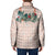Peach Hawaiian Palaka Padded Jacket Kukui Nut Money Lei - Polynesian Pride