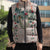 Peach Hawaiian Palaka Sleeveless Puffer Jacket Kukui Nut Money Lei - Polynesian Pride