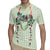 Sage Green Hawaiian Palaka Rugby Jersey Kukui Nut Money Lei - Polynesian Pride