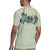 Sage Green Hawaiian Palaka Rugby Jersey Kukui Nut Money Lei - Polynesian Pride