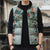 Turquoise Hawaiian Palaka Sleeveless Puffer Jacket Kukui Nut Money Lei - Polynesian Pride