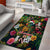 Meri Kirihimete Kakapo Santa Area Rug Merry Christmas with Tropical Vibe