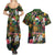 Meri Kirihimete Kakapo Santa Couples Matching Summer Maxi Dress and Hawaiian Shirt Merry Christmas with Tropical Vibe