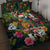 Meri Kirihimete Kakapo Santa Quilt Bed Set Merry Christmas with Tropical Vibe