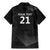 New Zealand Cricket Custom Family Matching Mermaid Dress and Hawaiian Shirt Potae Pango Black Fern Pattern