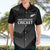 New Zealand Cricket Custom Hawaiian Shirt Potae Pango Black Fern Pattern