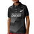 New Zealand Cricket Custom Kid Polo Shirt Potae Pango Black Fern Pattern