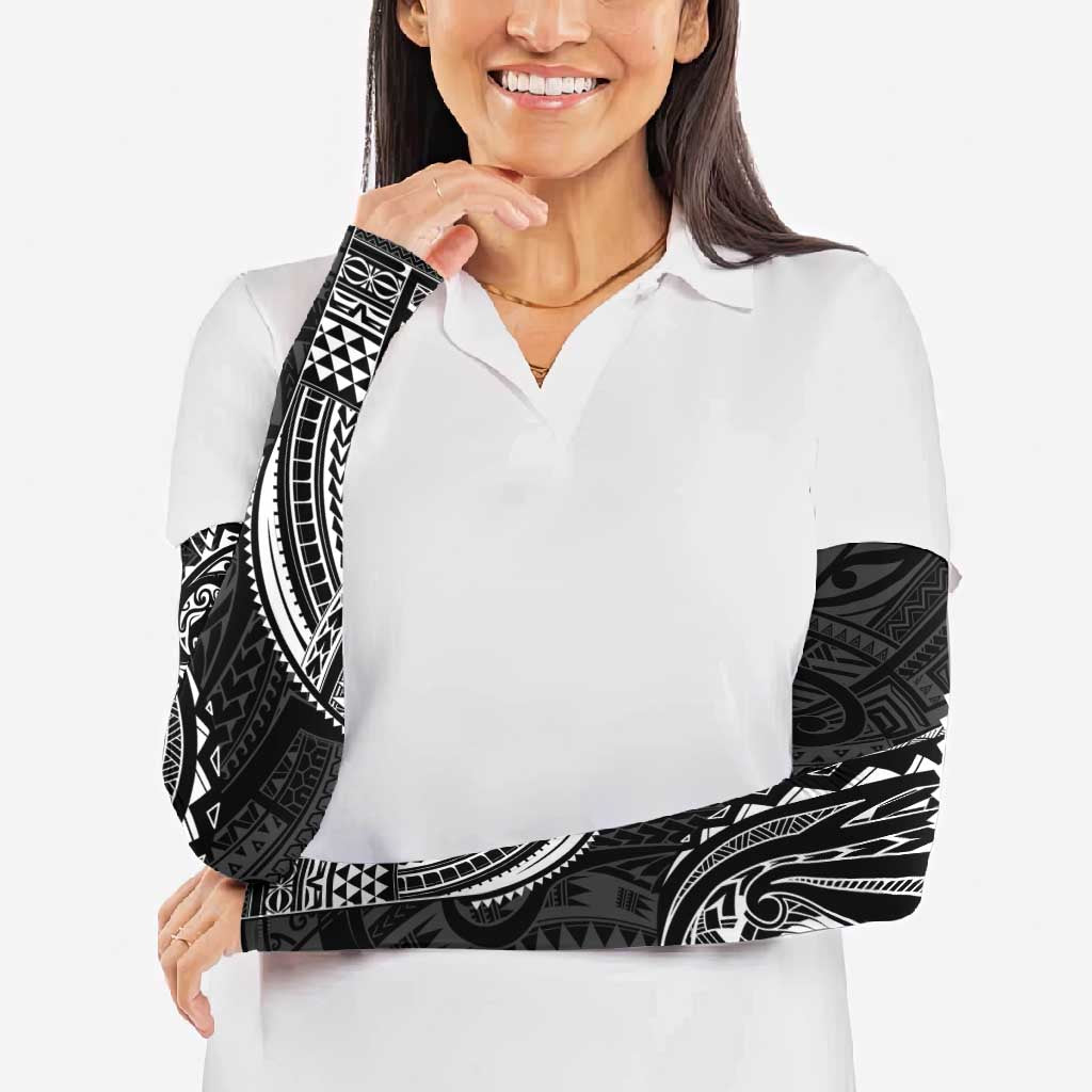 Polynesian Turtle Tribal Tattoo Arm Sleeves Black Style - Polynesian Pride