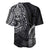 Polynesian Turtle Tribal Tattoo Baseball Jersey Black Style