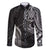 Polynesian Turtle Tribal Tattoo Family Matching Mermaid Dress and Hawaiian Shirt Black Style
