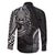Polynesian Turtle Tribal Tattoo Family Matching Mermaid Dress and Hawaiian Shirt Black Style