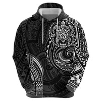 Polynesian Turtle Tribal Tattoo Hoodie Black Style