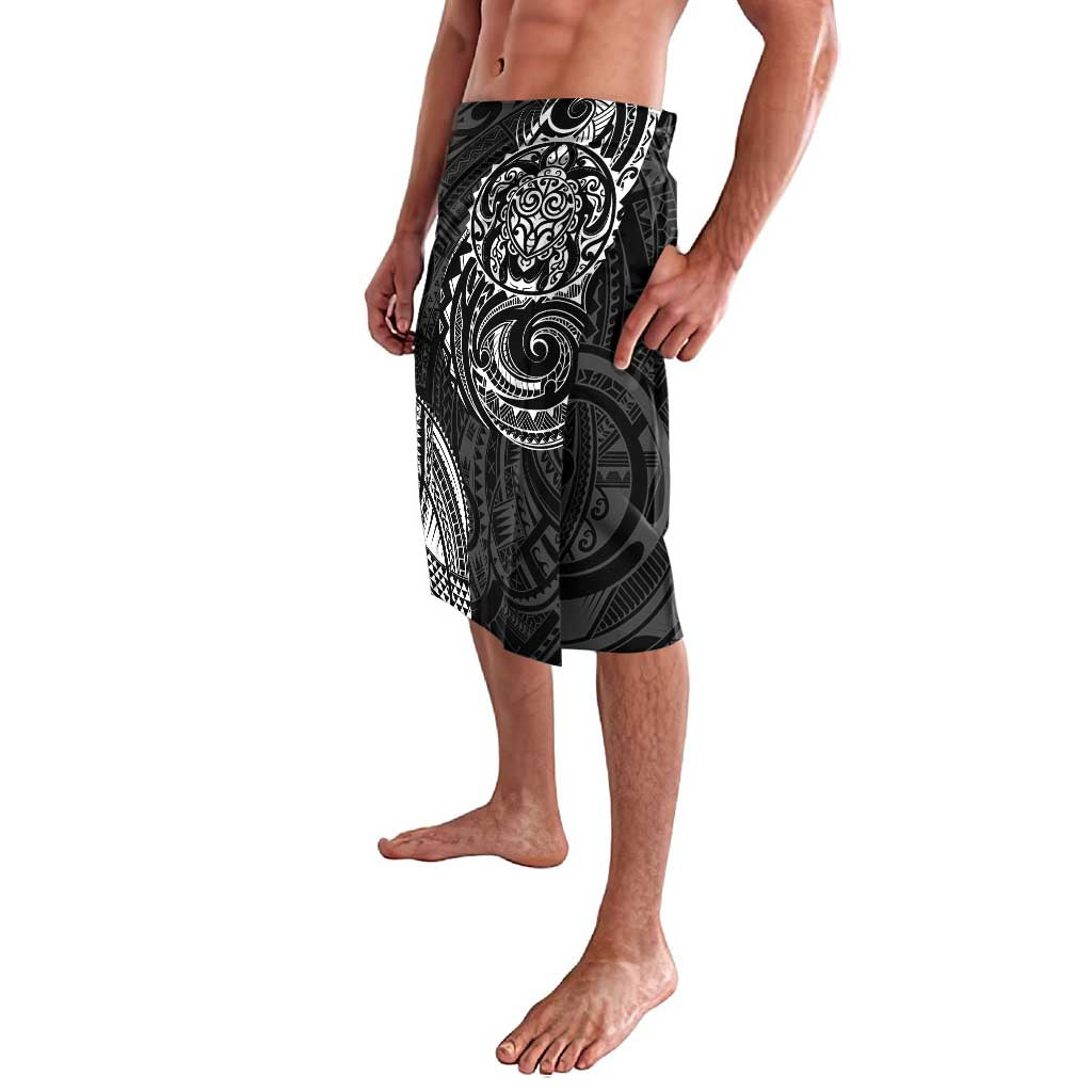 Polynesian Turtle Tribal Tattoo Lavalava Black Style