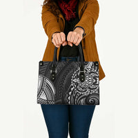 Polynesian Turtle Tribal Tattoo Leather Bag Black Style - Polynesian Pride