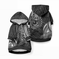 Polynesian Turtle Tribal Tattoo Pet Hoodie Black Style LT9 Pullover Black - Polynesian Pride