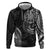 Polynesian Turtle Tribal Tattoo Zip Hoodie Black Style