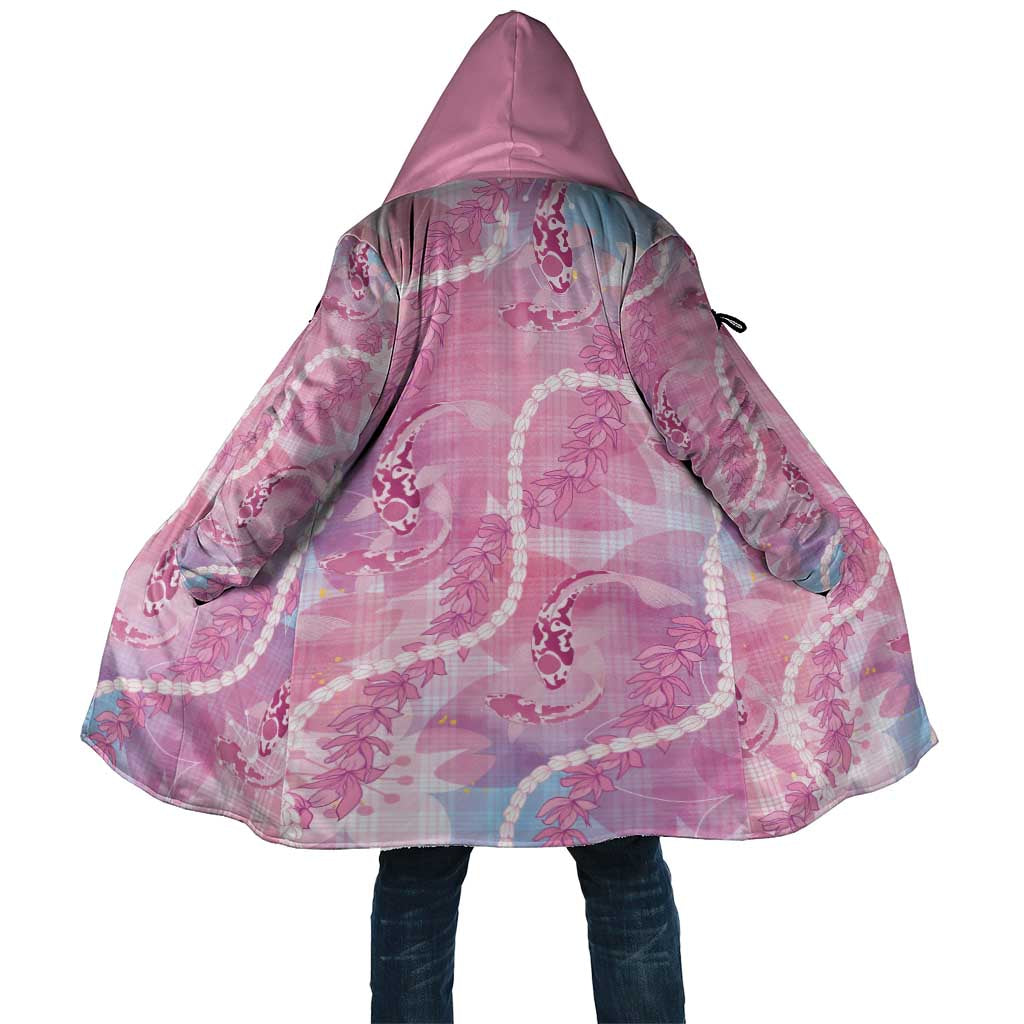 Japanese Koi Fish Cloak Pink Wagara Palaka Honohono Pikake Lei