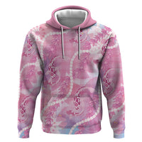 Japanese Koi Fish Hoodie Pink Wagara Palaka Honohono Pikake Lei