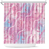 Japanese Koi Fish Shower Curtain Pink Wagara Palaka Honohono Pikake Lei