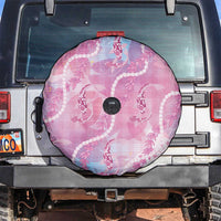 Japanese Koi Fish Spare Tire Cover Pink Wagara Palaka Honohono Pikake Lei