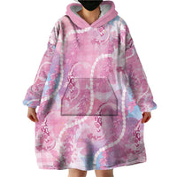 Japanese Koi Fish Wearable Blanket Hoodie Pink Wagara Palaka Honohono Pikake Lei