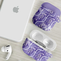 Japanese Koi Fish AirPods Case Purple Wagara Palaka Honohono Pikake Lei