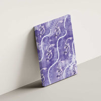 Japanese Koi Fish Canvas Wall Art Purple Wagara Palaka Honohono Pikake Lei