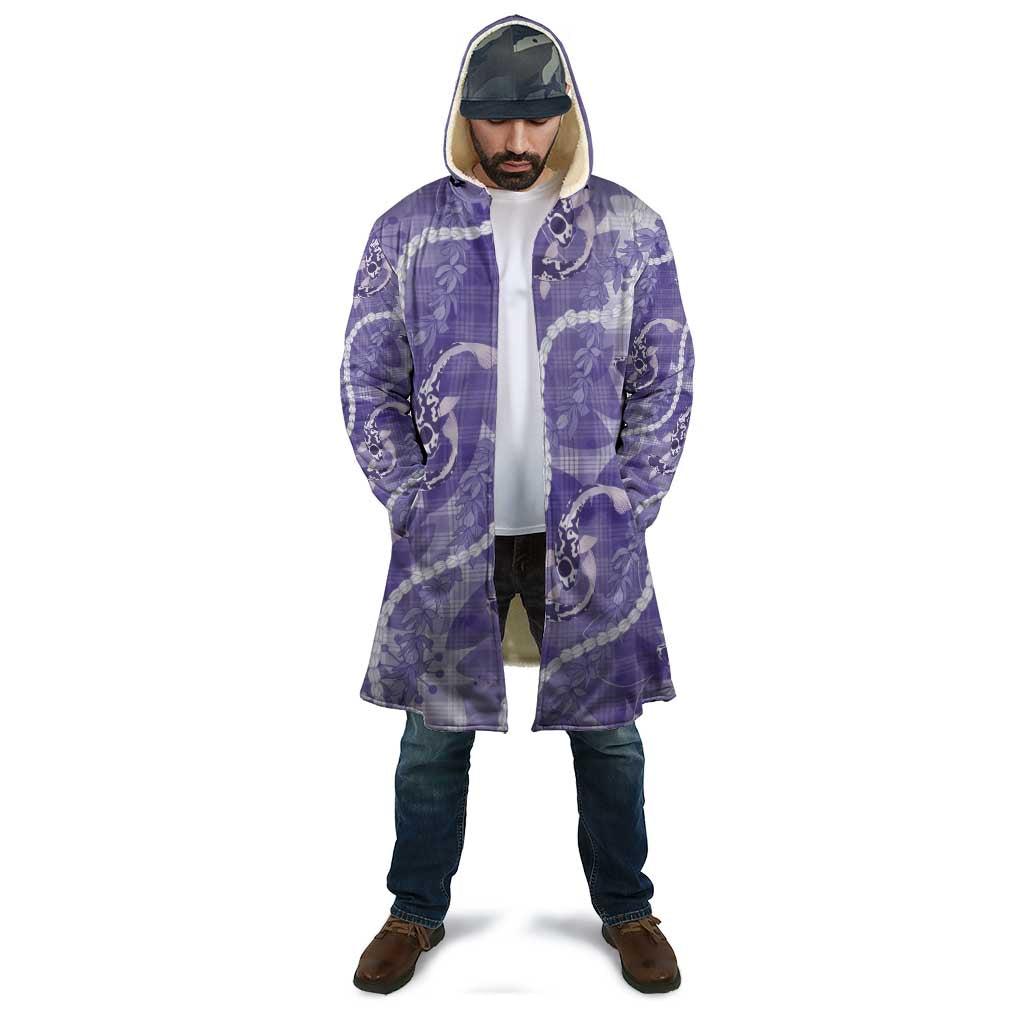 Japanese Koi Fish Cloak Purple Wagara Palaka Honohono Pikake Lei