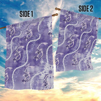 Japanese Koi Fish Garden Flag Purple Wagara Palaka Honohono Pikake Lei